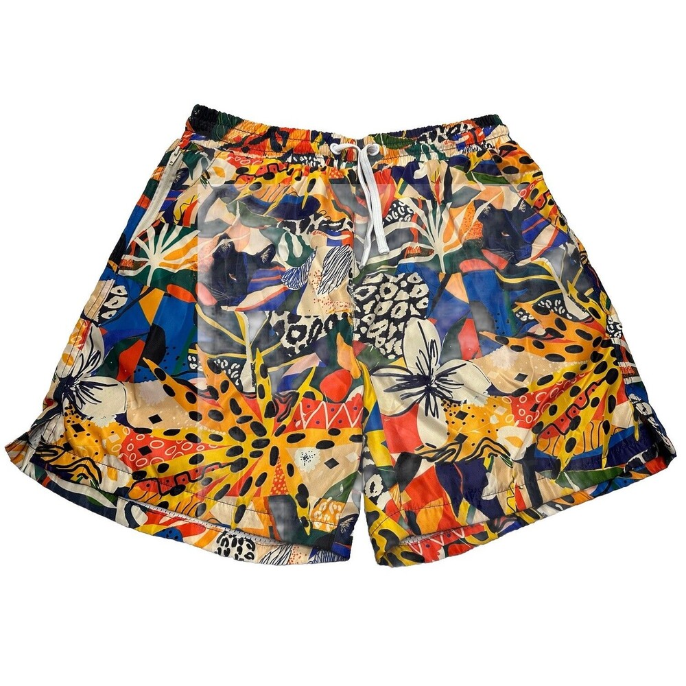 Men's Maison Article x Shoe Palace Floral Print Shorts 6" Size Medium